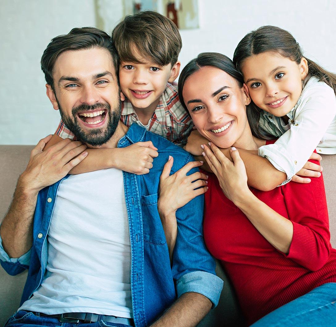 Happy Family After Air Duct Cleaning in Brentwood, TN